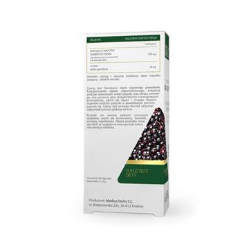 Medica Herbs Czarny Bez 520 mg 60 kap-20767