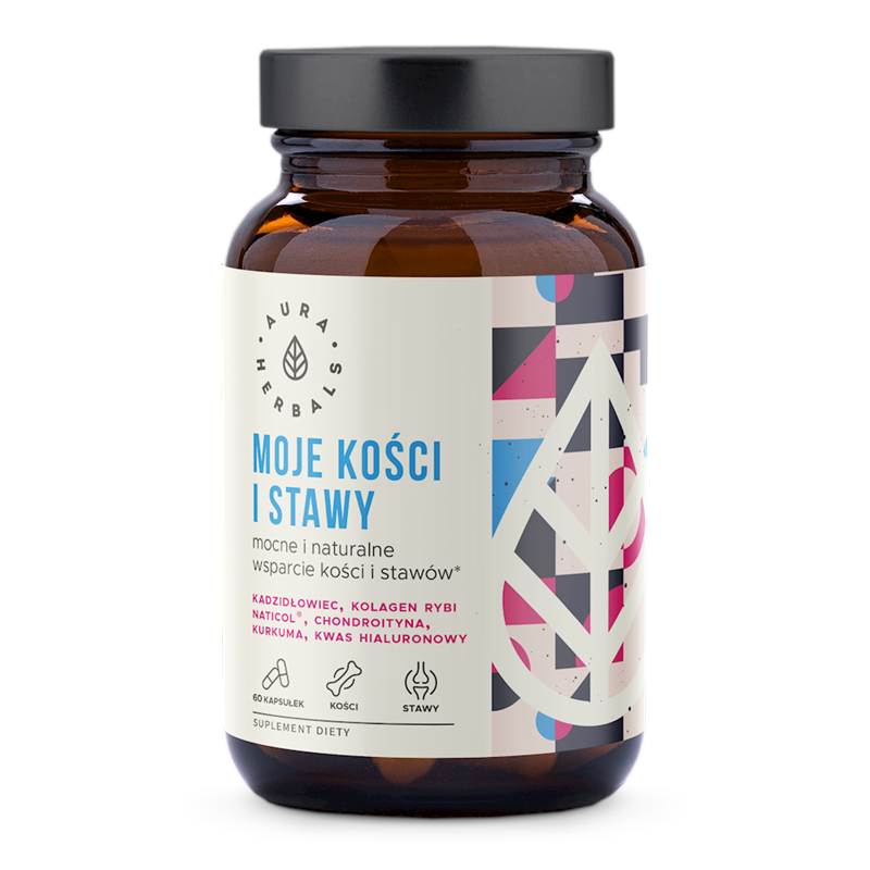 Aura Herbals Mocne kości i stawy 60 kap linia-16134