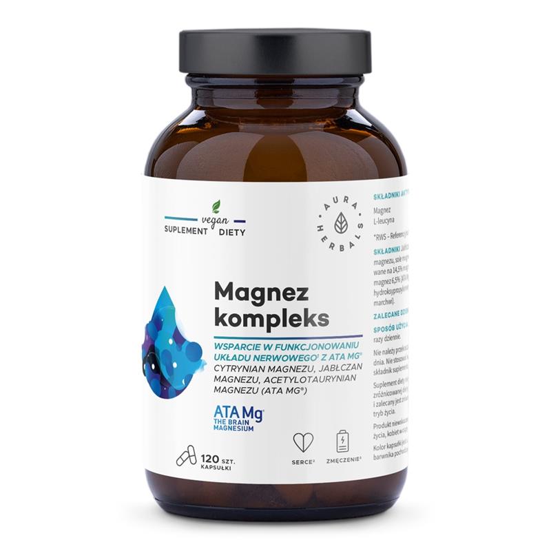 Aura Herbals Magnez Kompleks 120 kap-20440