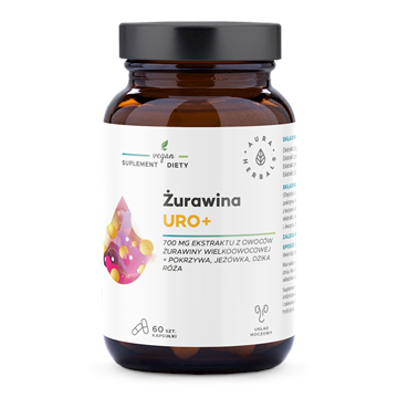 Aura Herbals Żurawina Uro+ 60 kap -16117