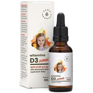 Aura Herbals Witamina D3 Junior 30Ml-1158