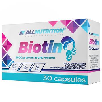 Allnutrition Biotyn Biotyna 5 mg 30 k włosy skóra-8939