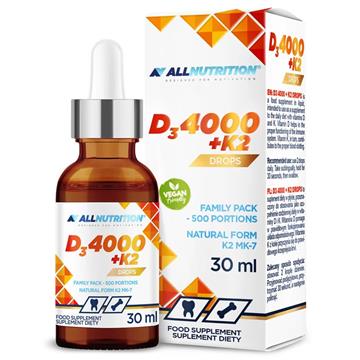 Allnutrition Witamina D3 4000 + K2 30 ml drops -16623