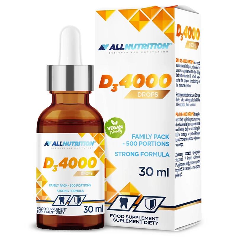 Allnutrition Witamina D3 4000 30 ml odporność-16630