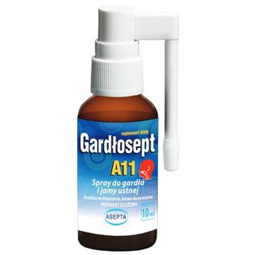 Asepta Gardłosept A11 Spray do gardła 10 ml-21527