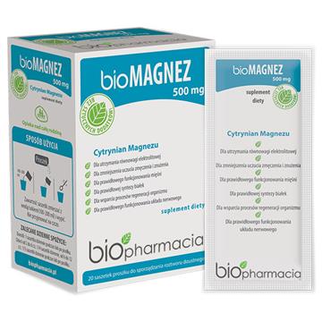 Biopharmacia bioMagnez 500 mg 20 saszetek-20574