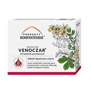 Venoczar 60 tabletek powlekanych ulga dla nóg-16102