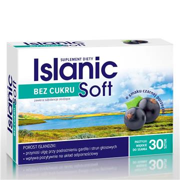 Islanic Soft bez cukru 30 p porost islandzki-20446