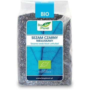 BIO PLANET Sezam czarny niełuskany BIO 250g-8317