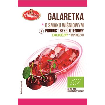 AMYLON Galaretka O Smaku Wiśniowym BIO 40 g -8471