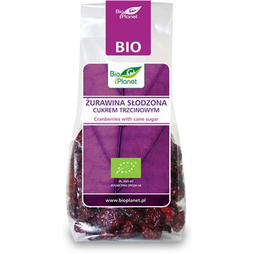 BIO PLANET Żurawina sł. cukrem trzcinowym BIO 100g-8212