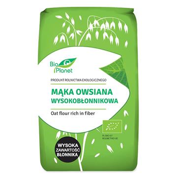 BIO PLANET Mąka owsiana wysokobłonnikowa  BIO 400g-8827