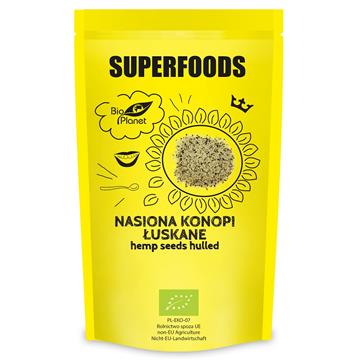 SUPERFOODS Konopia łuskana BIO 200g BIO PLANET-8205