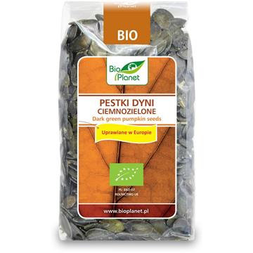 BIO PLANET Pestki dyni ciemnozielone u.w EBIO 350g-8832