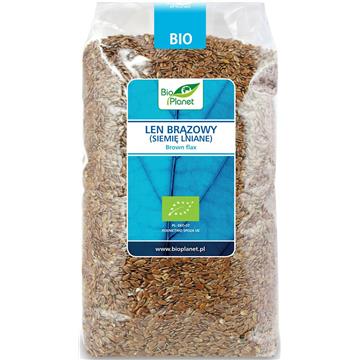 BIO PLANET Len brązowy (siemię lniane) BIO 1kg-8303