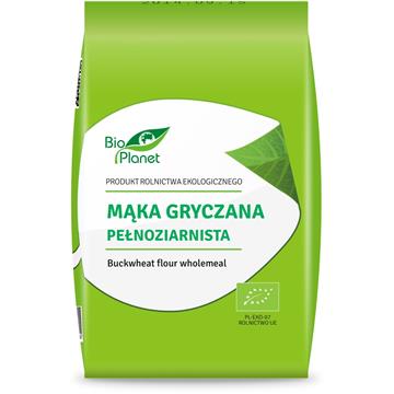 BIO PLANET Mąka gryczana pełnoziarnista BIO 1kg-8316