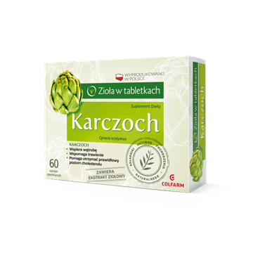 Colfarm Karczoch 60 t na Problemy Z Wątrobą -7839