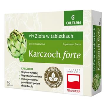 Colfarm Karczoch Forte 60 t na Problemy Z Wątrobą -19369