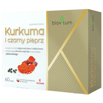 Colfarm Biovitum Kurkuma I Czarny Pieprz 60 Kaps.-6748