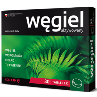 Colfarm Węgiel Aktywowany 30 Tabl.-6774