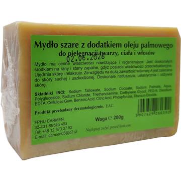 Carmen Mydło Szare Z Dodatk. Oleju Palmowego 200 G-19121