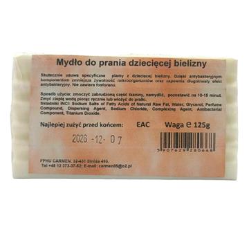 Carmen Mydło do prania odzieży dziecięcej 125 g-20365