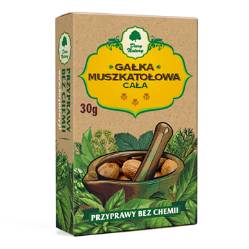 Dary Natury Gałka Muszkatołowa Cała 30G-1969