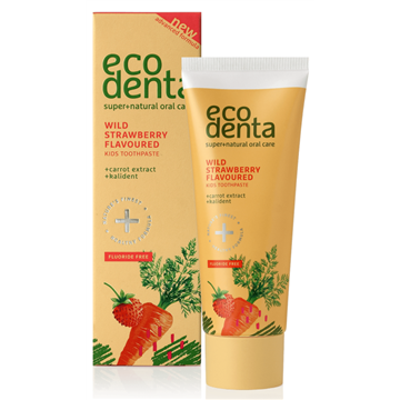 Ecodenta poziomkowa pasta dla dzieci 75Ml-7533