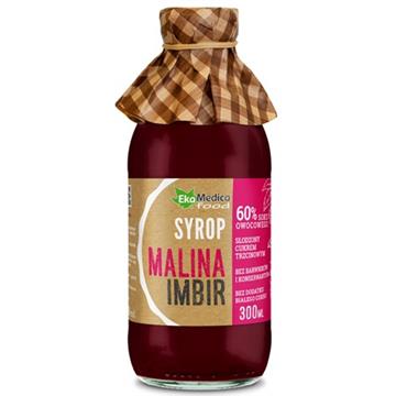 Ekamedica Syrop Malina Imbir 300 Ml-6113