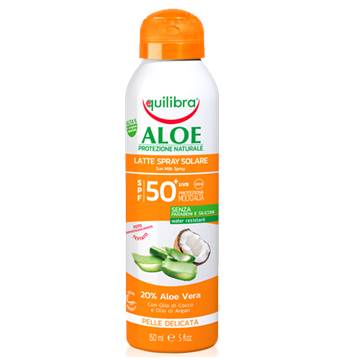 Equilibra Mleczko Aloesowe do opalania SPF 50  -11749