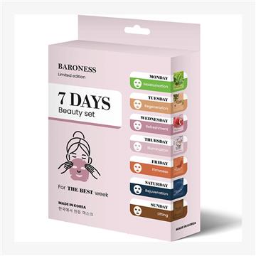 Baroness 7 Days Beauty Mask Set zestaw 7 szt.-18486