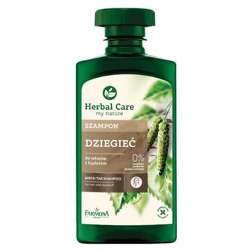 Herbal Care Szampon Dziegieć 330 ml na łupież-12874