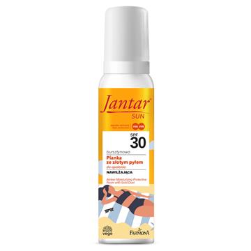 Jantar SUN Pianka ze złotym pyłem SPF 30 -18860