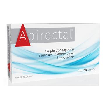 Apirectal Czopki doodbytnicze hialuron i propolis-13865