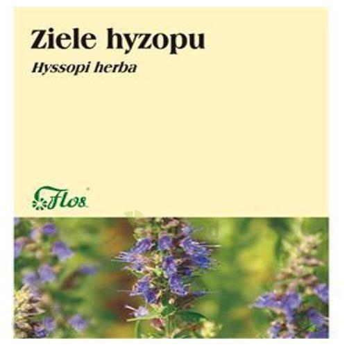 Flos Hyzop Ziele 50G Łagodzi Objawy Przeziębienia-1030