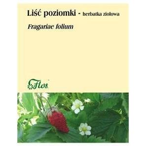 Flos Poziomka Liść 50G ŹRódło Witaminy C-1094