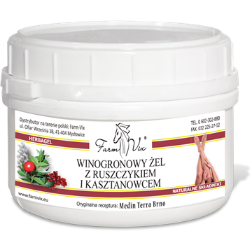 Farm-vix Żel Winogronowy z Ruszczykiem i kasz350g-7911