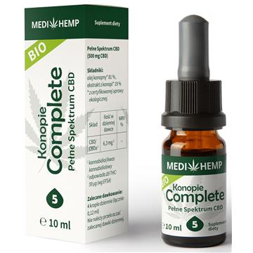 Hemp Bio Olejek z konopii Complete Co2 5% 10Ml-5874