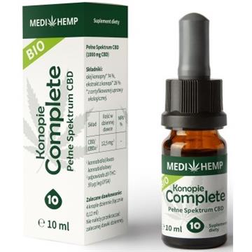 Hemp Bio Olejek z konopii Complete Co2 10% 10Ml-5876