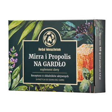 Herbal Monasterium Mirra i Propolis na gardło 24 p-11115