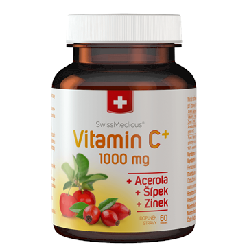 SwissMedicus Witamina C 1000 mg acerola cynk róża -10274