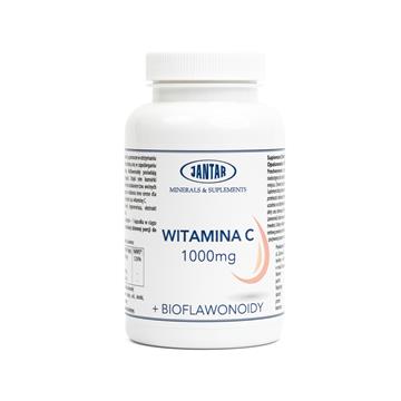 Jantar Witamina C 1000 Mg + Bioflawonoidy 90 Kaps.-7857