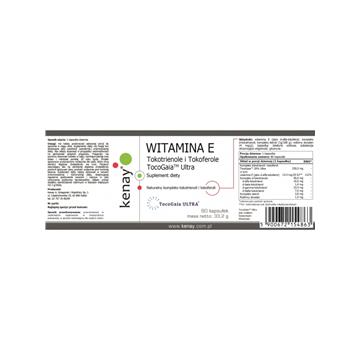 Kenay Witamina E Tokotrienole Tokoferole 60 k-16498