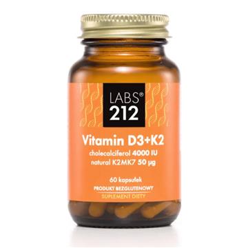 LABS212 Vitamin D 4000 + K2MK7 50 uq 60 k -21802