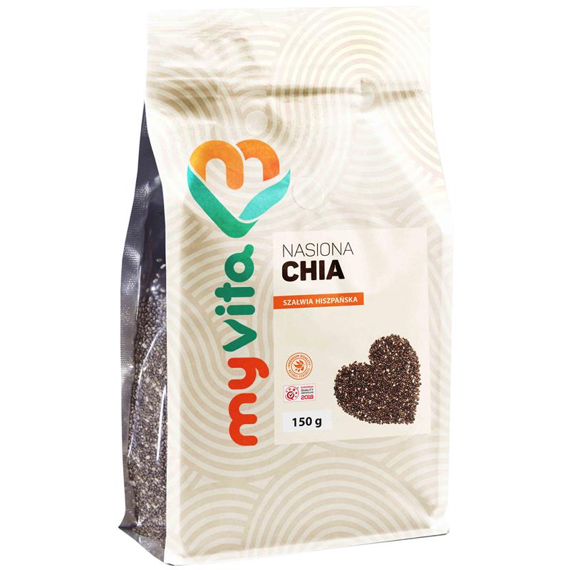 Myvita Nasiona Chia 150 G Obniżają Ciśnienie-6649