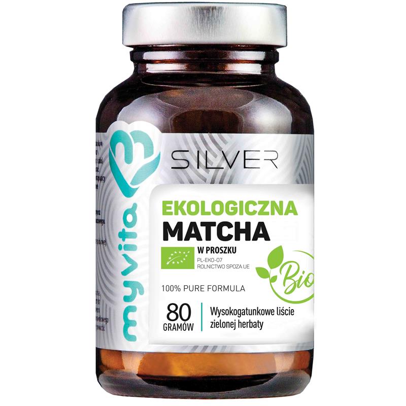 Myvita Silver Ekologiczna Matcha Proszek Bio 80 G-7390