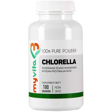 Myvita Chlorella Proszek 100 G Oczyszcanie-6603