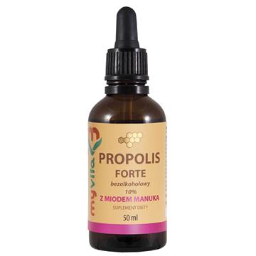 Myvita Propolis Bezalk.krople10% Z Midem Manuka 50-9506