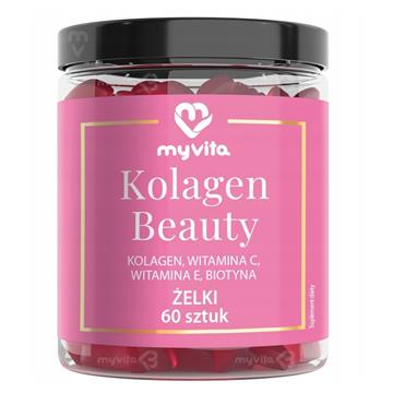 Myvita Żelki Naturalne Kolagen Beauty 60 szt.-18766