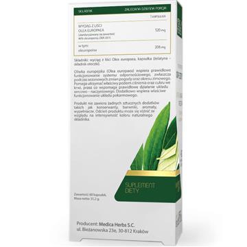 Medica Herbs Liść Oliwny forte 60 k-17873